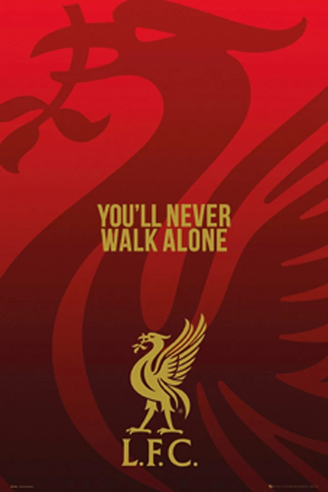 Poster Liverpool Liver Bird YNWA Soccer Football - Image 1 of 1