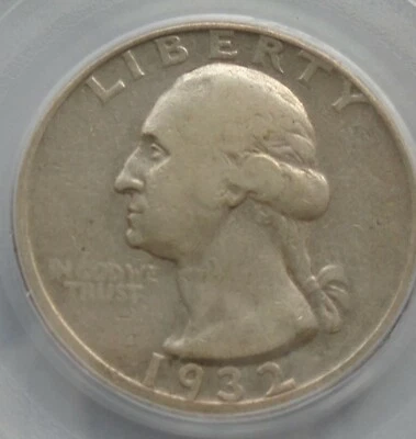 1932 D Washington Quarter PCGS VG10 (Revised Description) - Image 1 of 4