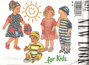 NUEVO LOOK para NIÑOS VESTIDO, JERSEY, MONO #6212 sin cortar, 3 m - 24 m - Imagen 1 de 2