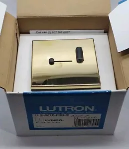 Lutron LLSI-502B-FBB-M Lyneo Preset Atenuador de una sola diapositiva Acabado de latón brillante - Imagen 1 de 5