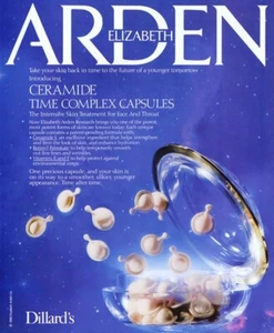 Elizabeth Arden 1990 cuidado de la piel vintage 1 página anuncio de revista - Imagen 1 de 1