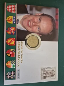 Monaco, Albert, 1995, Numisbrief - 2 Francs 1995 Unc. - Bild 1 von 4