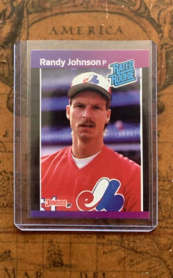 1989 Donruss Randy Johnson Montreal Expos #42 Baseball Card - Image 1 of 2