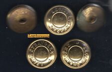 Lot de 5 Boutons de la Légion Etrangère – Paris Diamètre 1,7 cm - 17 mm
