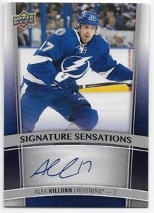 15/16 Cubierta Superior Serie 1 Signature Sensations Autógrafo Alex Killorn #SSAK - Imagen 1 de 1