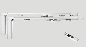 Remote Control Motorized Belt Drive Electric Curtain Rail Dual Track CL200BT - Picture 1 of 12