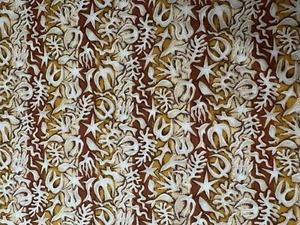 Modern Masters quilt fabric by Makower TP446-Y stripe beach - Picture 1 of 4