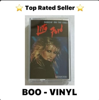 Lita Ford - Dancin on the edge - Cassette tape Hard Rock EX / MINT CONDITION - Image 1 of 4