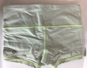 Lululemon Size 2 Shorts Mint Green 2" Inseam - Picture 1 of 4