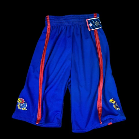 Vintage Kansas Jayhawks Dodger Shorts Men’s Small Genuine 90’s New With Tags NOS Cover