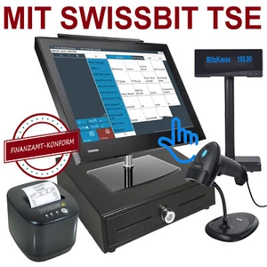 SWISSBIT TSE + KASSENSYSTEM COMPUTERKASSE SCANNERKASSE für HANDEL LADEN KIOSK - Bild 1 von 15