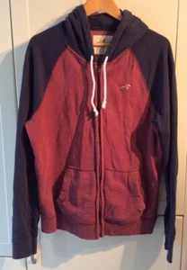 Hollister Hoodie Large Full Zip Used HOLLISTER FULL ZIP LARGE HOODIE - Picture 1 of 12