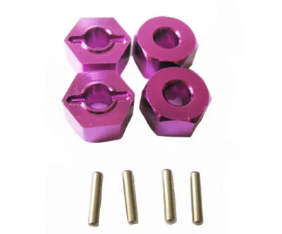 Aluminio Metal 12mm Rueda Hexagonal Montaje Se Adapta a 1/10 HPI RS4 Sport 3 Rc Coche Foto 1 de 4