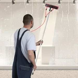 26FT Water Fed Pole Kit Water Fed Brush For Window Solar Panel Cleaning Washing - Picture 1 of 10