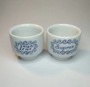 Vintage Porcelain Small Sauce Dishes Alf Old Porcelan FLM Hungary - Picture 1 of 5