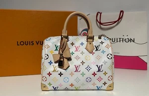 Louis Vuitton x Takashi Murakami – Speedy 25 White Multicolor Limitierte Edition - Bild 1 von 15