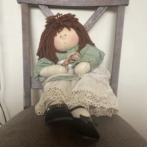 Little Souls Doll By Gretchen Wilson Signed 1996 Named Evelyn Anne - Picture 1 of 12