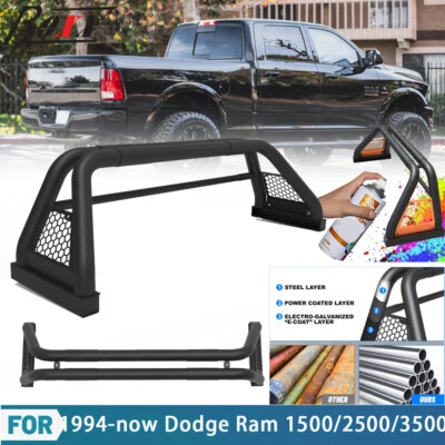 Barra deportiva antivuelco de acero para camioneta Dodge Ram1500/2500/3500 1994-2025 barra portaequipajes Foto 1 de 4