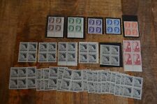 Canada Stamp Blocks 1954-1959 Queen Elizabeth II Prince Philip Royal Visit MNH
