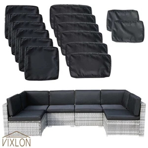 14X Conjunto de cubiertas de cojín para muebles de patio exterior - Imagen 1 de 6