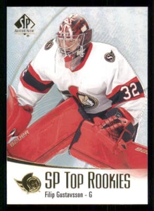 2021-22 SP Authentic Top Rookies #TR21 Filip Gustavsson - Picture 1 of 2