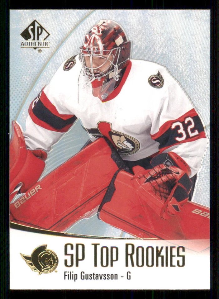 2021-22 SP Authentic Top Rookies #TR21 Filip Gustavsson - Image 1 of 2