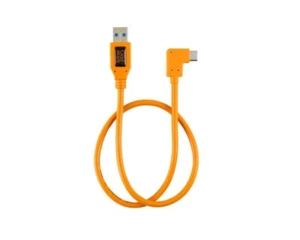 "TetherTools CUCRT02-ORG TetherPro USB 3.0 auf USB-C rechter Winkel Adapter ""Zopf" - Bild 1 von 4