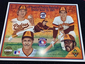 San Diego Padres 1993 Upper Deck limited edition fan giveaway MLB 25th - Picture 1 of 6