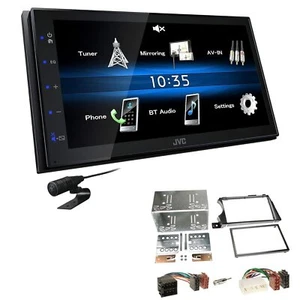 JVC 2 DIN Digital Autoradio Bluetooth für Ssangyong Kyron ab 2005 mit OEM Radio - Bild 1 von 5