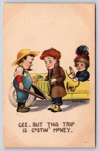 Artist Signed EB Kemble~Sheriff Shakedown~Motorist: Gee Trip Costin' Money~1914 - Picture 1 of 2