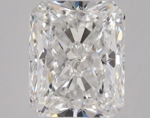 Cert. Diamante estratto naturale taglio radiante GIA 2,02 CT sfuso colore E VS1 chiarezza - Foto 1 di 2