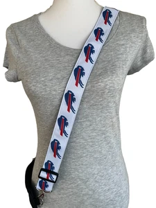 Buffalo Bills Purse Strap Apx 46" Gift for Her Mom BFF stocking stuffer Football - Picture 1 of 5