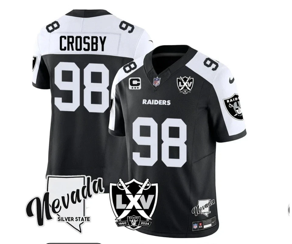 Camiseta deportiva Maxx Crosby Las Vegas Raiders rara EDICIÓN LIMITADA NUEVA CON ETIQUETAS Foto 1 de 1
