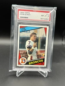 Fútbol americano Topps 1984 - John Elway #63 PSA 8 Denver Broncos - Imagen 1 de 2