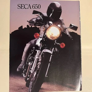 Folleto de ventas Yamaha Seca 650 anuncio impreso vintage anuncio de motocicleta - Imagen 1 de 5