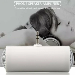 3.5mm Jack Plug In Mini Speaker Stereo MP3 Portable &. !χ Laptop D3 ~χ New W1P5 - Picture 1 of 7