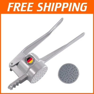 Prensa de patatas y spaetzle plateada 41 cm - Gadget de cocina de calidad, apto para lavavajillas Foto 1 de 4