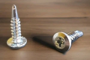 Cabezal de armadura Pro Twist Phillips modificado #10×3/4" tornillos autoperforantes zinc 500 - Imagen 1 de 3