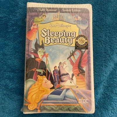 *Sealed* Disney Sleeping Beauty VHS - Limited Edition Masterpiece Collection NEW - Image 1 of 4