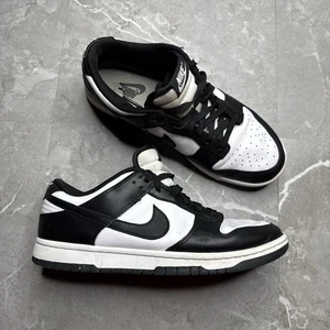 Nike Dunk Low Retro "Panda" Men's Size 8 White/Black Sneakers Shoes DD1391-100 - Picture 1 of 8