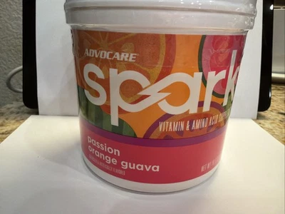 Nuevo Bote de Chispas Advocare Sellado, Guayaba Naranja Pasión 42 Porciones  Foto 1 de 3