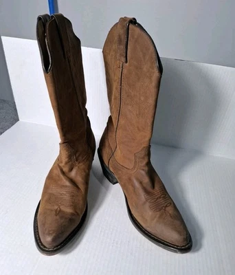 Bota de Cuero Durango Crush Marrón Talla 11 Niña Vaca Festival de Rodeo Occidental  Foto 1 de 4