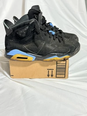 Air Jordan 6 Retro UNC University Negro Tarheel Azul Hombre Talla 10 Foto 1 de 4