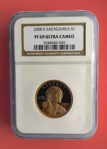 2008 S Proof Sacagawea Dollar $1 NGC PF 69 Ultra Cameo - Picture 1 of 5