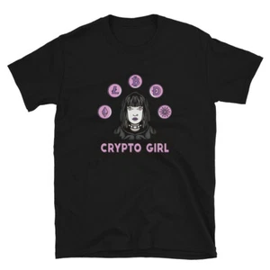 Camiseta de criptomoneda Crypto Girl - Imagen 1 de 4