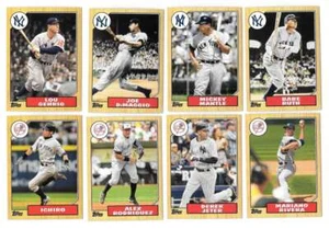 2012 Topps 1987 Minis - NEW YORK YANKEES Team Set - Picture 1 of 1