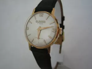 NOS NEW SWISS MECHANICAL HAND-WINDING ANALOG CLASSIC 26MM WOMEN'S WATCH 1960'S - Picture 1 of 5