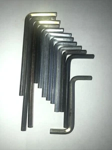 Lot of 12- 4mm Hex Allen Key Metric Wrenches - Picture 1 of 3