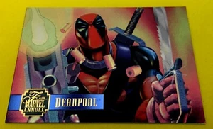1995 FLAIR MARVEL ANNUAL DEADPOOL POWER BLAST CHASE CARD #17 OF 24 HIGH QUALITY - Bild 1 von 2
