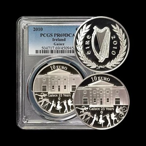 IRELAND. 1996, 10 Euro, Silver - PCGS PR69 - President's Award, Gaisce - Picture 1 of 7